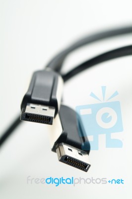 HDMI2 Video Cable Stock Photo