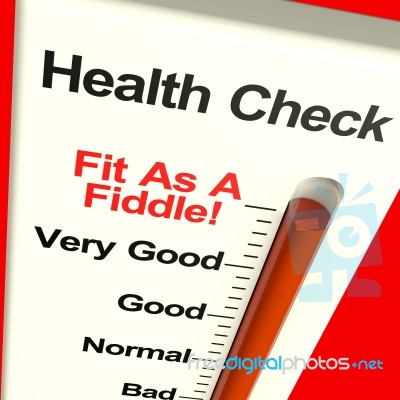 Health Check Meter Stock Image