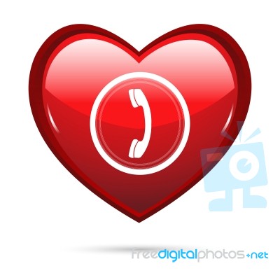Heart Calling Stock Image Heart Calling Stock Image