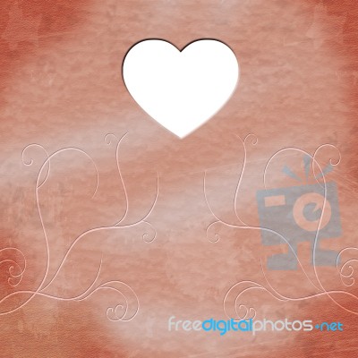 Heart Copyspace Means Valentine Day And Abstract Stock Image