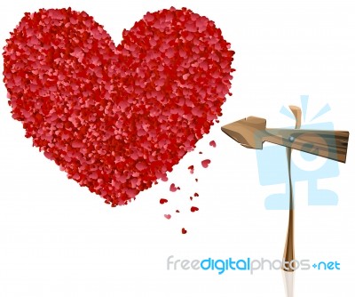 Heart Valentines Stock Image