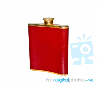 Hip Flask Stock Photo