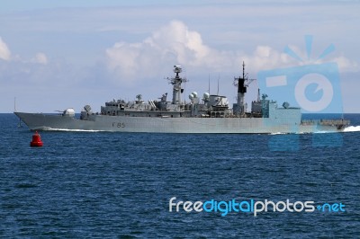 Hms Cumberland F85 Stock Photo