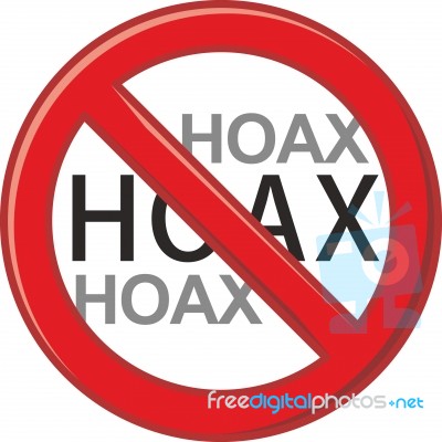 Hoax Stock Image