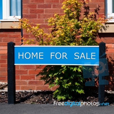 Home For Sale Stock Photo