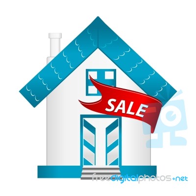Home For Sale Stock Image