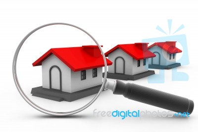Home Search Stock Image