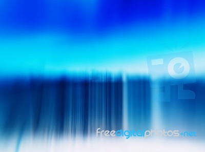 Horizontal Vivid Blue Winter Fence Abstraction Background Backdr… Stock Photo