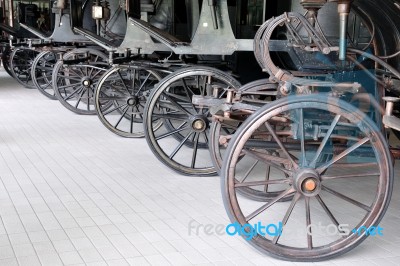 Horse Carriage Wheel Stock Photo - Royalty Free Image ID 10025270