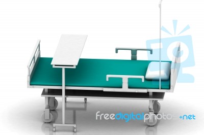 Hospital Bed Stock Image