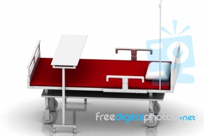 Hospital Bed Stock Image