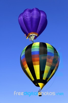 Hot Air Balloons Stock Photo