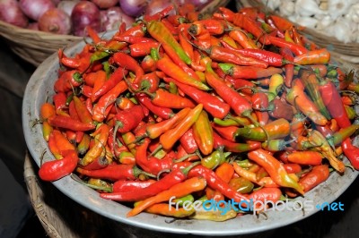 Hot Chillies Stock Photo