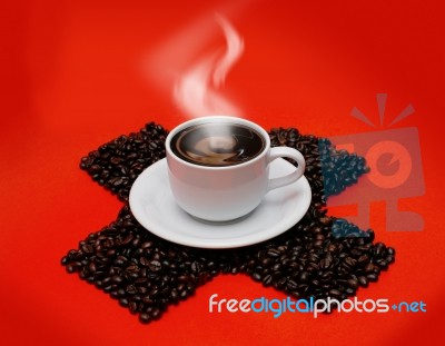 Hot Coffee Stock Photo