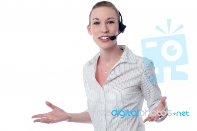 How Can I Assist You? Stock Photo
