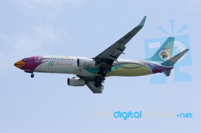 Hs-dbq Boeing 737-800 Of Nokair Stock Photo