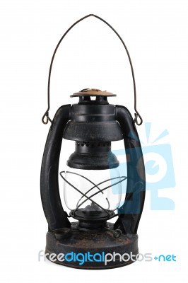 Hurricane Lamp Stock Photo