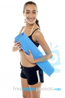 I Am Ready For Workout. Are You? Stock Photo