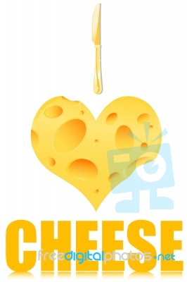 I Love Cheese Stock Image