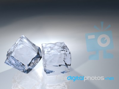 Ice Cubes Stock Image