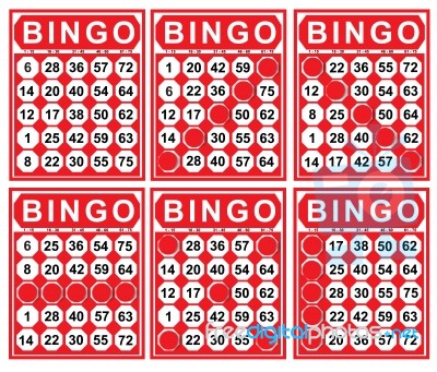 Illustration Of Bingo Card Stock Image