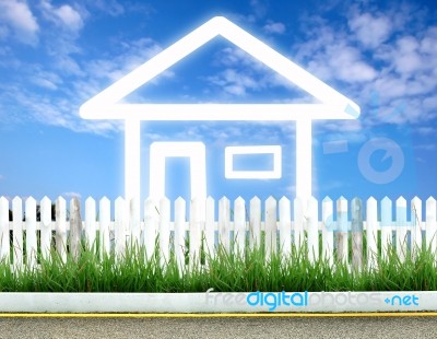 Imagine House Stock Image