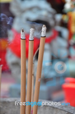Incense Sticks Stock Photo