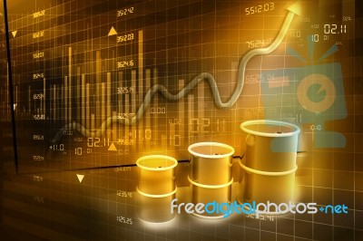 Increasing Price Of Oil Concept Stock Image