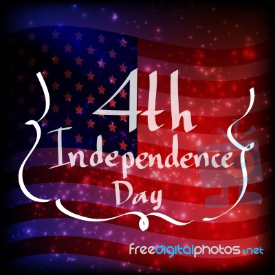Independence Day Abstract Background Stock Image