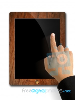 Index Finger Pointing Stock Photo