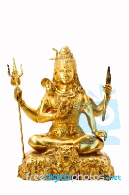 India God Statue Stock Photo
