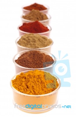 Indian Spices Stock Photo
