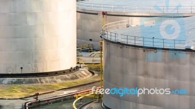 Industrial Oil In Petrochemical For Background Stock Photo