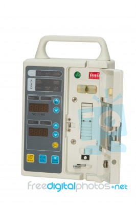 Infusion Pump,medical Equipment Stock Photo