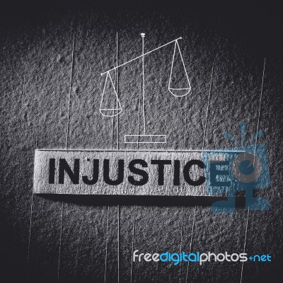 Injustice Stock Photo
