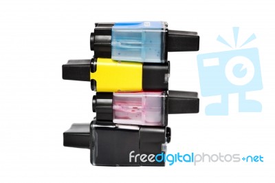 Ink Cartridges Stock Photo