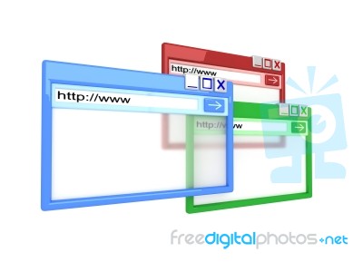 Internet Browser Stock Image