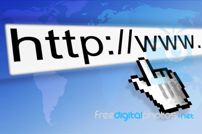 Internet Domain Stock Image