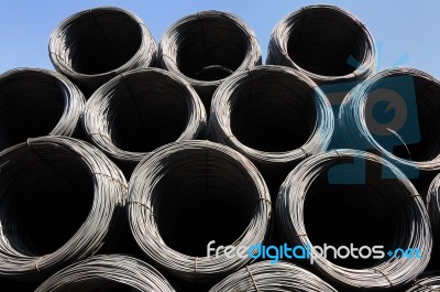 Iron Wire Stock Photo