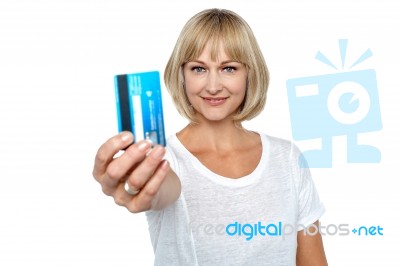 Its Time To Shop With My Credit Card Stock Photo