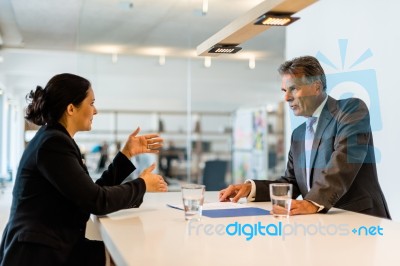 Job Interview Stock Photo