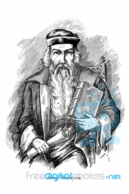 Johannes Gutenberg Stock Image