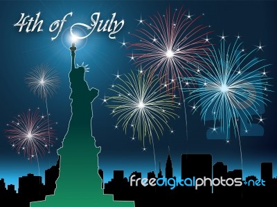 July 4th Stock Image