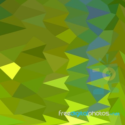 June Bud Green Abstract Low Polygon Background Stock Image