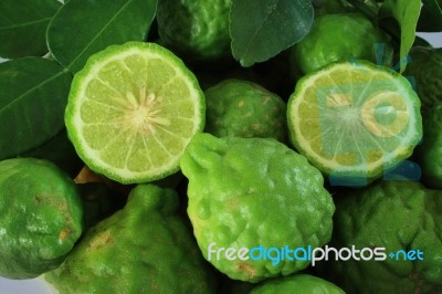 Kaffir Limes  Stock Photo