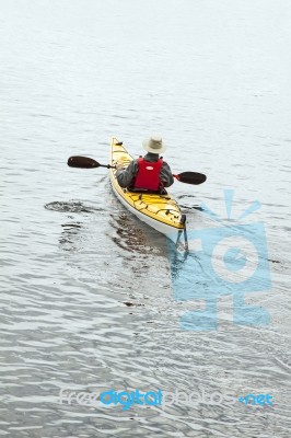 Kayaker Stock Photo