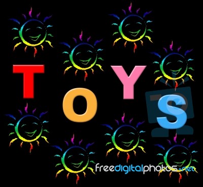 Kids Toys Shows Shopping Retail And Youths Stock Image