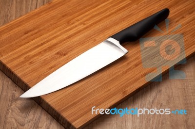 Kitchen Knife Stock Photo