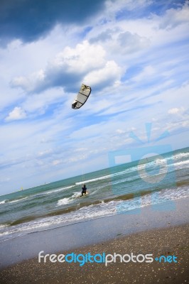 Kite Surfer Stock Photo