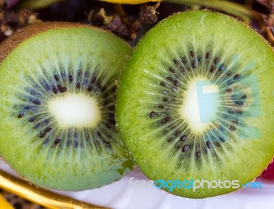 Kiwi Fruit Indicates Kiwifruit Kiwis And Fruits Stock Photo